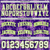 Custom Purple White-Neon Green Side Panel Stripe Sun Flame Reversible Double Side Sublimation Basketball Set Jersey