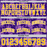 Custom Purple Gold-White Side Panel Stripe Sun Flame Reversible Double Side Sublimation Basketball Set Jersey