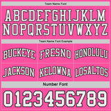 Custom Black White-Pink Side Panel Geometric Chevron Reversible Double Side Sublimation Basketball Set Jersey