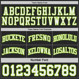 Custom Black White-Neon Green Side Panel Geometric Chevron Reversible Double Side Sublimation Basketball Set Jersey