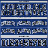 Custom Black Royal-White Side Panel Geometric Chevron Reversible Double Side Sublimation Basketball Set Jersey