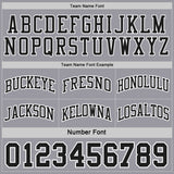 Custom Black Gray-White Side Panel Geometric Chevron Reversible Double Side Sublimation Basketball Set Jersey