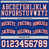 Custom Royal White-Red Side Panel Geometric Chevron Reversible Double Side Sublimation Basketball Set Jersey