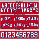 Custom Royal White-Red Side Panel Geometric Chevron Reversible Double Side Sublimation Basketball Set Jersey