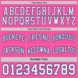 Custom Royal White-Pink Side Panel Geometric Chevron Reversible Double Side Sublimation Basketball Set Jersey