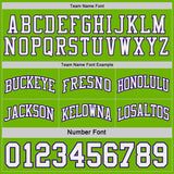 Custom Purple White-Neon Green Side Panel Geometric Chevron Reversible Double Side Sublimation Basketball Set Jersey