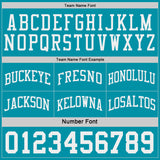Custom Teal-White Side Panel Geometric Chevron Reversible Double Side Sublimation Basketball Set Jersey