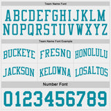 Custom Teal-White Side Panel Geometric Chevron Reversible Double Side Sublimation Basketball Set Jersey