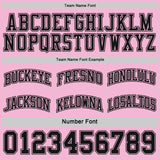 Custom Black-Light Pink Side Panel Geometric Chevron Reversible Double Side Sublimation Basketball Set Jersey