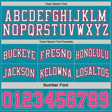 Custom Black Pink-Teal Side Panel Geometric Chevron Reversible Double Side Sublimation Basketball Set Jersey