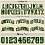 Custom Green-Cream Side Panel Geometric Chevron Reversible Double Side Sublimation Basketball Set Jersey