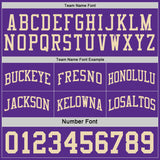 Custom Purple-Cream Side Panel Geometric Chevron Reversible Double Side Sublimation Basketball Set Jersey