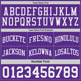 Custom Purple-White Side Panel Geometric Chevron Reversible Double Side Sublimation Basketball Set Jersey
