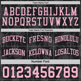 Custom Black-Light Pink Side Panel Stripe Sun Flame Reversible Double Side Sublimation Basketball Set Jersey