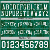 Custom Kelly Green-White Side Panel Stripe Sun Flame Reversible Double Side Sublimation Basketball Set Jersey