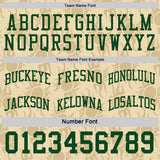Custom Green-Cream Side Panel Stripe Sun Flame Reversible Double Side Sublimation Basketball Set Jersey