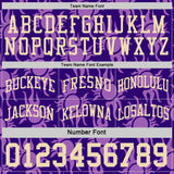 Custom Purple-Cream Side Panel Stripe Sun Flame Reversible Double Side Sublimation Basketball Set Jersey