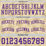 Custom Purple-Cream Side Panel Stripe Sun Flame Reversible Double Side Sublimation Basketball Set Jersey