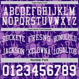 Custom Purple-White Side Panel Stripe Sun Flame Reversible Double Side Sublimation Basketball Set Jersey