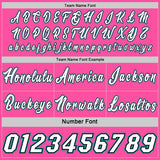 Custom Pink White Black-Teal Side Panel Stripe Geometric Triangle Gradient Dot Reversible Double Side Sublimation Basketball Set Jersey