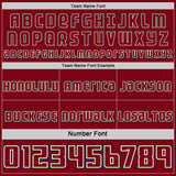 Custom Cream Navy-Maroon Side Panel Stripe Geometric V-Cut Color Block Reversible Double Side Sublimation Basketball Set Jersey