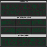 Custom Black(Cream)-Green Camo Side Panel Stripe Reversible Double Side Sublimation Basketball Set Jersey