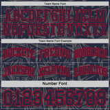 Custom Navy Red-White Side Panel Stripe Stars Geometric Shatter Starburst Reversible Double Side Sublimation Basketball Set Jersey