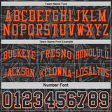 Custom Black White-Orange Side Panel Stripe Stars Geometric Shatter Starburst Reversible Double Side Sublimation Basketball Set Jersey