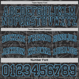 Custom Black Sky Blue-White Side Panel Stripe Stars Geometric Shatter Starburst Reversible Double Side Sublimation Basketball Set Jersey