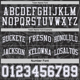 Custom Black White-Gray Side Panel Stripe Stars Geometric Shatter Starburst Reversible Double Side Sublimation Basketball Set Jersey