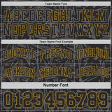 Custom Black Old Gold-White Side Panel Stripe Stars Geometric Shatter Starburst Reversible Double Side Sublimation Basketball Set Jersey