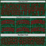 Custom Green Red-Cream Side Panel Stripe Stars Geometric Shatter Starburst Reversible Double Side Sublimation Basketball Set Jersey