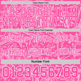 Custom Pink White-Teal Side Panel Stripe Stars Geometric Shatter Starburst Reversible Double Side Sublimation Basketball Set Jersey