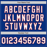 Custom Royal White-Red Authentic Baseball Jersey