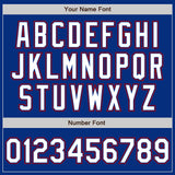 Custom Royal White-Red Authentic Baseball Jersey