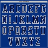 Custom Royal Navy-White Authentic Baseball Jersey