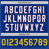 Custom Royal Yellow-Crimson Authentic Baseball Jersey