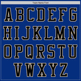 Custom Royal Black-City Cream Authentic Baseball Jersey