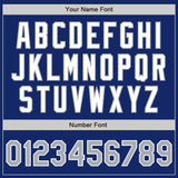 Custom Royal Gray-White Authentic Baseball Jersey