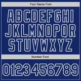 Custom Royal White-Gray Authentic Baseball Jersey