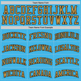 Custom Sky Blue Old Gold-Black Authentic Basketball Jersey
