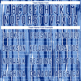 Custom Light Blue Royal-White Pinstripe Sublimation Soccer Uniform Jersey