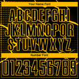 Custom Black Yellow Lightning Sports Sublimation Soccer Uniform Jersey