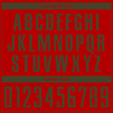 Custom Red Olive Sublimation Soccer Uniform Jersey