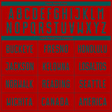 Custom Red Midnight Green Sublimation Soccer Uniform Jersey