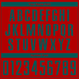 Custom Red Midnight Green Sublimation Soccer Uniform Jersey