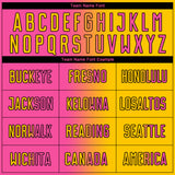 Custom Yellow Pink-Black Sublimation Gradient Fashion Soccer Uniform Jersey