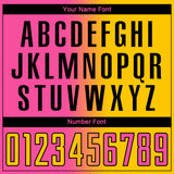 Custom Yellow Pink-Black Sublimation Gradient Fashion Soccer Uniform Jersey