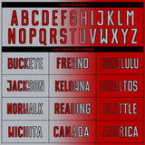 Custom Red Gray-Black Sublimation Gradient Fashion Soccer Uniform Jersey