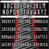 Custom Red White-Black Stripe Line Sublimation Soccer Uniform Jersey